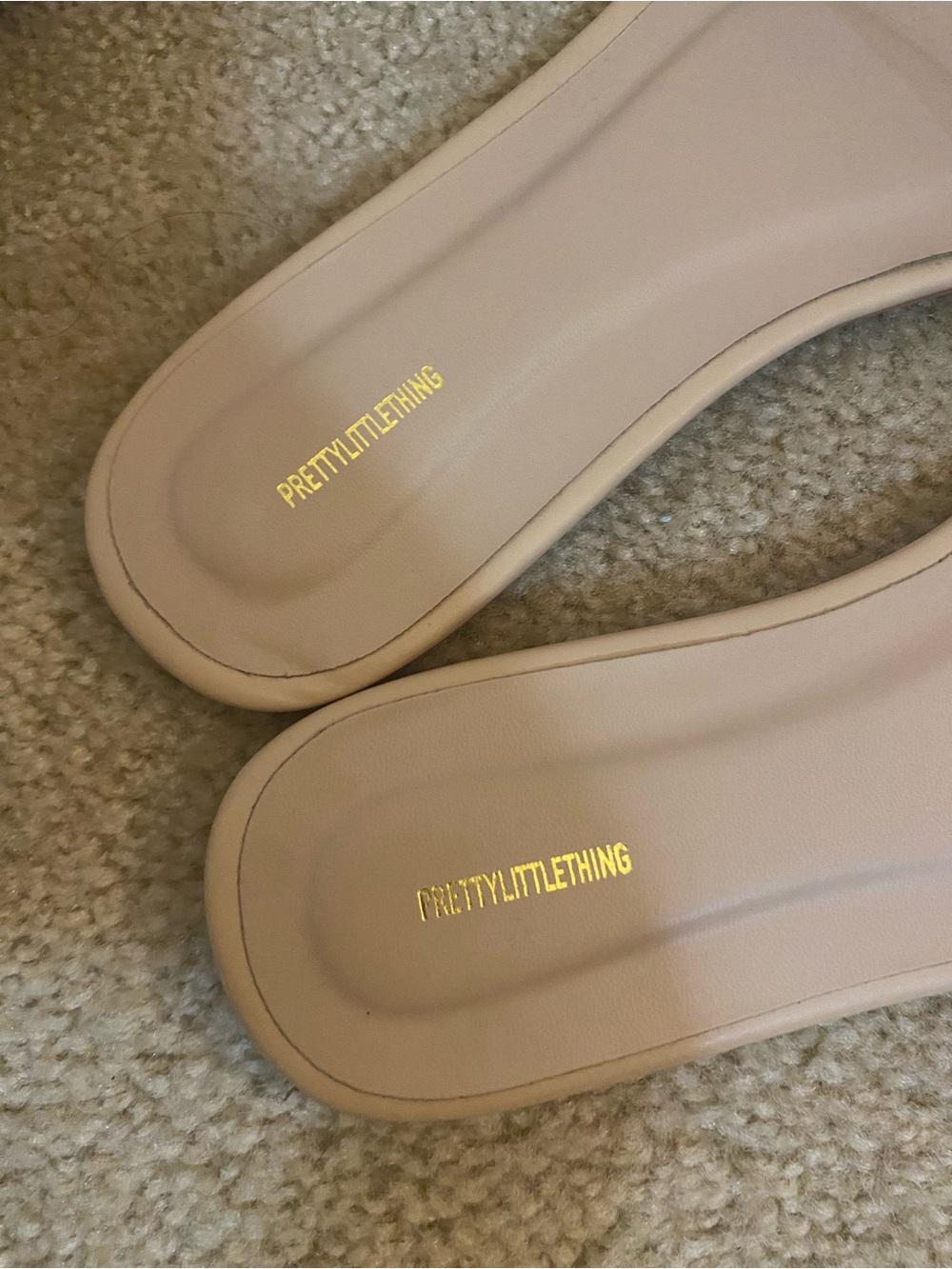 PrettyLittleThing Blush Nude Sandals